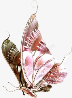 创意摄影在空中飞舞的蝴蝶素材