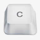 c白色键盘按键素材
