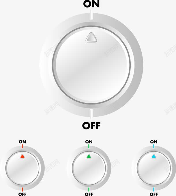 风扇开关png免抠素材_新图网 https://ixintu.com 调节器 风扇开关