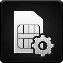 SIM卡工具包黑色应用程序图标png_新图网 https://ixintu.com HTC SIM卡 sim toolkit 工具包