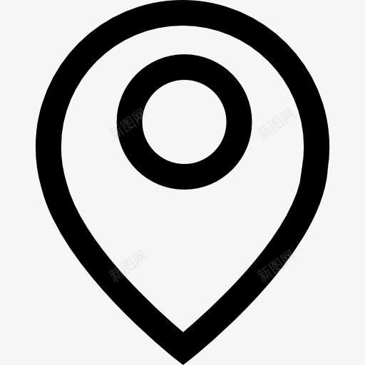 指针标记地图位置图标png_新图网 https://ixintu.com 位置 定位 定位器 接口 标记 点