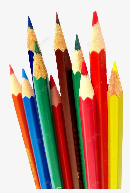 彩色铅笔png免抠素材_新图网 https://ixintu.com 彩笔 彩色 彩色铅笔 画画 铅笔