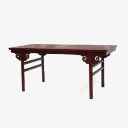 红色复古红木桌红木桌高清图片