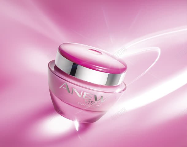 粉色光效化妆品海报jpg设计背景_新图网 https://ixintu.com 化妆品 海报 粉色