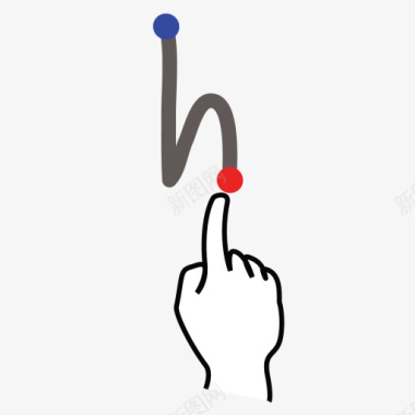 脑卒中信H小写gestureworks图标图标