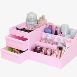 女性粉色化妆盒素材