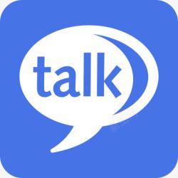 谷歌Talk聊天谷歌谈话社会扁平的圆形矩形图标高清图片