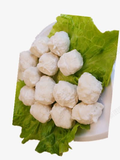 美味的鱼丸png免抠素材_新图网 https://ixintu.com 白色 简单 美食 蔬菜