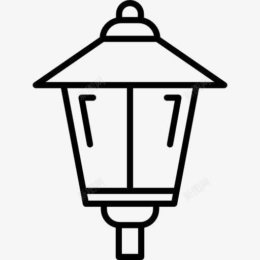 Lamppost图标png_新图网 https://ixintu.com 园林 园艺 灯 路灯