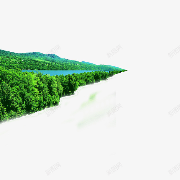 绿色树林风景png免抠素材_新图网 https://ixintu.com 树林 绿色 风景