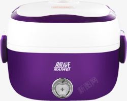 紫色饭盒电器包装素材