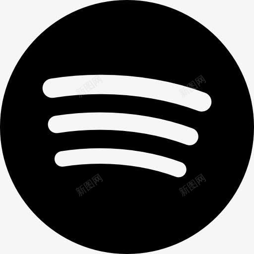 Spotify的大标志图标png_新图网 https://ixintu.com 多媒体播放器 标志 标识 社交媒体 社交网络 音乐