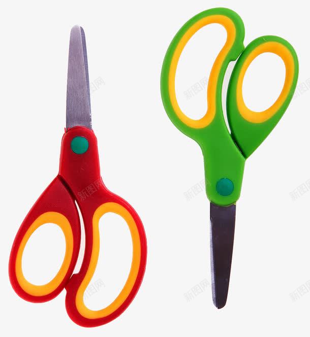儿童剪刀png免抠素材_新图网 https://ixintu.com 儿童使用 剪刀 塑料材质