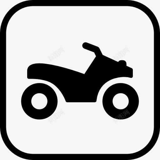 四自行车标志图标png_新图网 https://ixintu.com 摩托车 摩托车运动 运输
