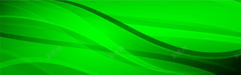 绿色光线渐变线条淘宝banner矢量图背景