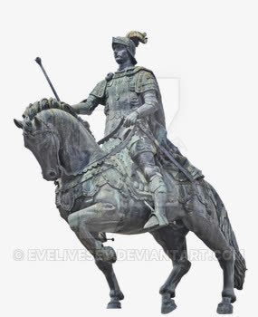 人骑马铜像png免抠素材_新图网 https://ixintu.com 人物 欧式 西方