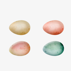 彩色的鸟蛋彩蛋高清图片