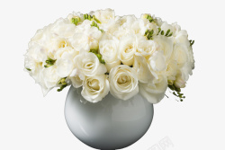 立体白色花瓶装饰图案素材