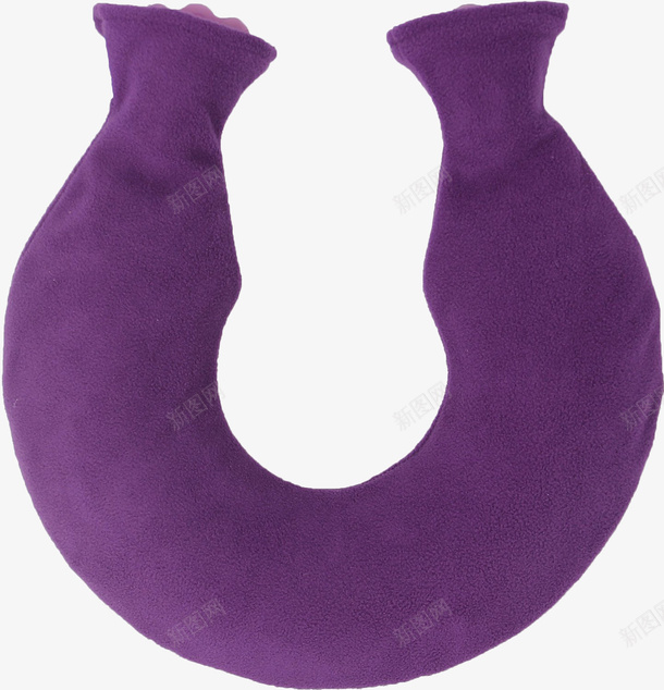 好又惠热水袋png免抠素材_新图网 https://ixintu.com 产品实物 紫色 绒布外套 颈部热水袋