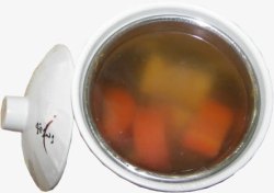 茶树菇炖龙骨汤红萝卜玉米炖龙骨汤高清图片