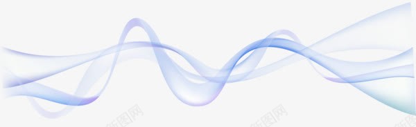 元素线条png免抠素材_新图网 https://ixintu.com 元素 曲线条 线条 蓝色