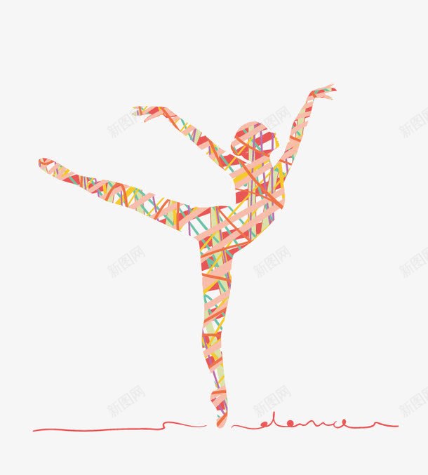 抽象舞蹈png免抠素材_新图网 https://ixintu.com 人形 抽象 舞蹈