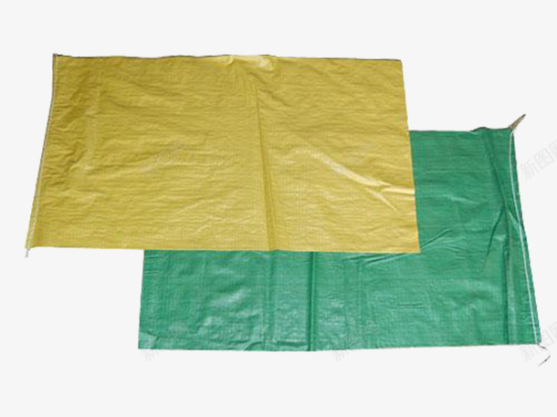 编织袋两只png免抠素材_新图网 https://ixintu.com 两只 绿色 编织袋 蛇皮袋 袋子PNG免费 袋子PNG免费图片 黄色