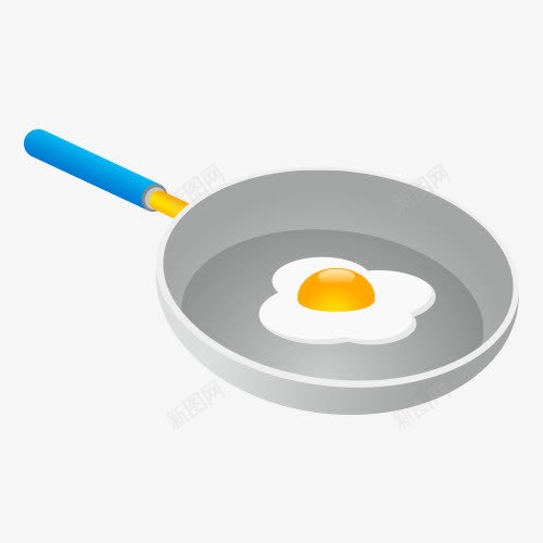 煎鸡蛋png免抠素材_新图网 https://ixintu.com 平底锅 煎鸡蛋 素材