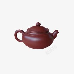 红色茶壶素材