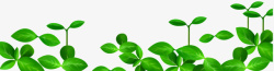 绿色清新小草装饰图案素材