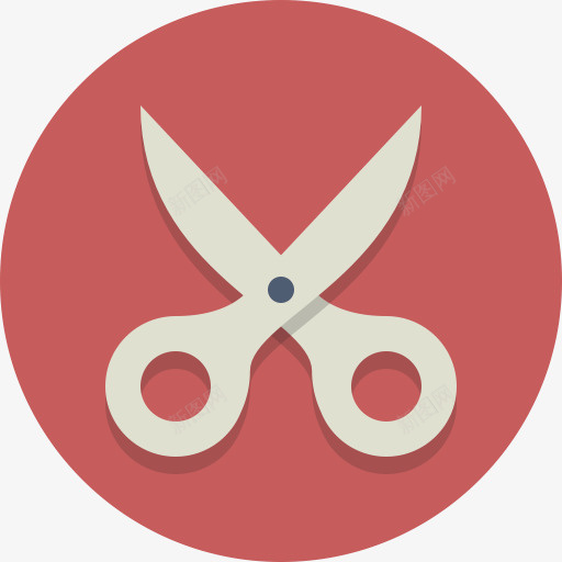 切剪刀剪切圆形图标png_新图网 https://ixintu.com Cut scissors shear 切 剪刀 剪切