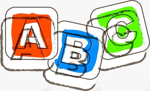 绿色abc字母png免抠素材_新图网 https://ixintu.com abc 创意字母 卡通字母 绿色字母 英文 英语