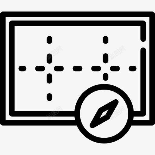 定位图标png_新图网 https://ixintu.com 地图 地图和国旗 定位 定向 指南针 方位