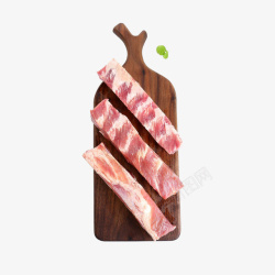 精美案板案板上面的精美排骨高清图片