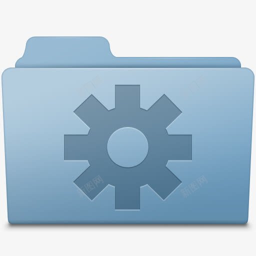 设置文件夹蓝色图标png_新图网 https://ixintu.com blue conf config configuration configure customise customization folder setting 定制 文件夹 相依 蓝色的 设置 配置