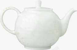 漂亮茶壶白色茶壶高清图片