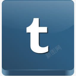 Twitter3D社交媒体图标图标