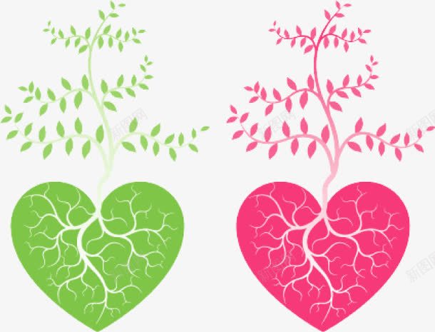 爱心植树png免抠素材_新图网 https://ixintu.com 保护地球 健康 植树 爱心 环保 绿色植物