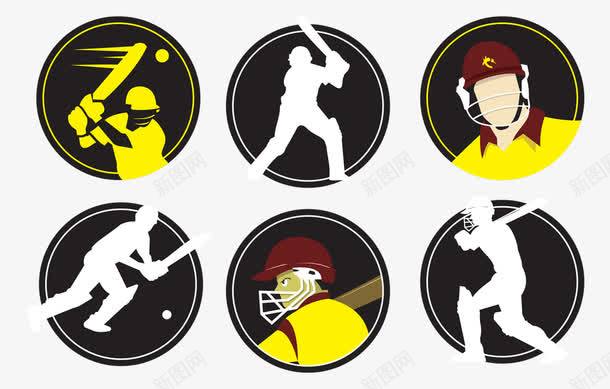 棒球运动员图标png_新图网 https://ixintu.com png图片素材 免费png素材 棒球运动 运动人 运动图标 运动素材
