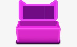 天猫紫色机器模型素材