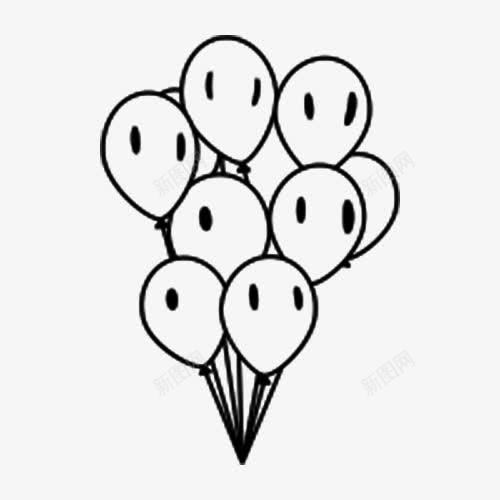 眼睛气球简笔画png免抠素材_新图网 https://ixintu.com 手绘气球 气球 气球简笔画 简笔画 紫色气球