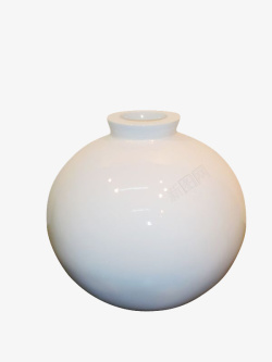 白色陶瓷花瓶素材