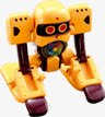 黄色变形儿童机器人玩具素材