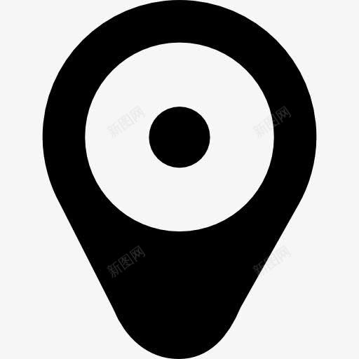 圆形的兴趣点图标png_新图网 https://ixintu.com 地图和国旗 地图标记 定位 指针的位置 标志
