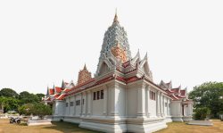 泰国旅游九世皇庙素材