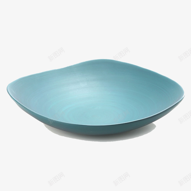 一个蓝色的盘子png免抠素材_新图网 https://ixintu.com 一个 实物 盘子 蓝色