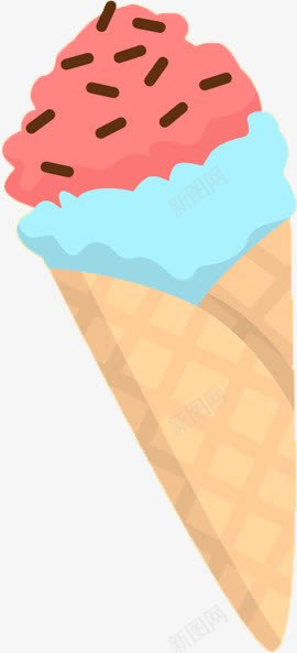 摄影夏日手绘冰淇淋png免抠素材_新图网 https://ixintu.com 冰淇淋 夏日 摄影