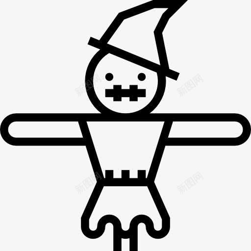 Scarecrow图标png_新图网 https://ixintu.com 万圣节 农业 农业和园艺 农村 字符 稻草人