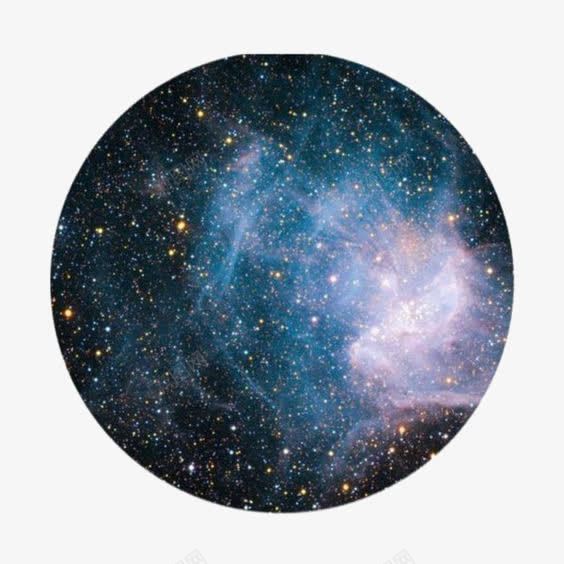 创意星空png免抠素材_新图网 https://ixintu.com 创意 圆形星空 太空 银河