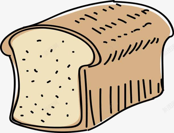全麦面包png免抠素材_新图网 https://ixintu.com 全麦 切片面包 手工面包 矢量素材 营养早餐